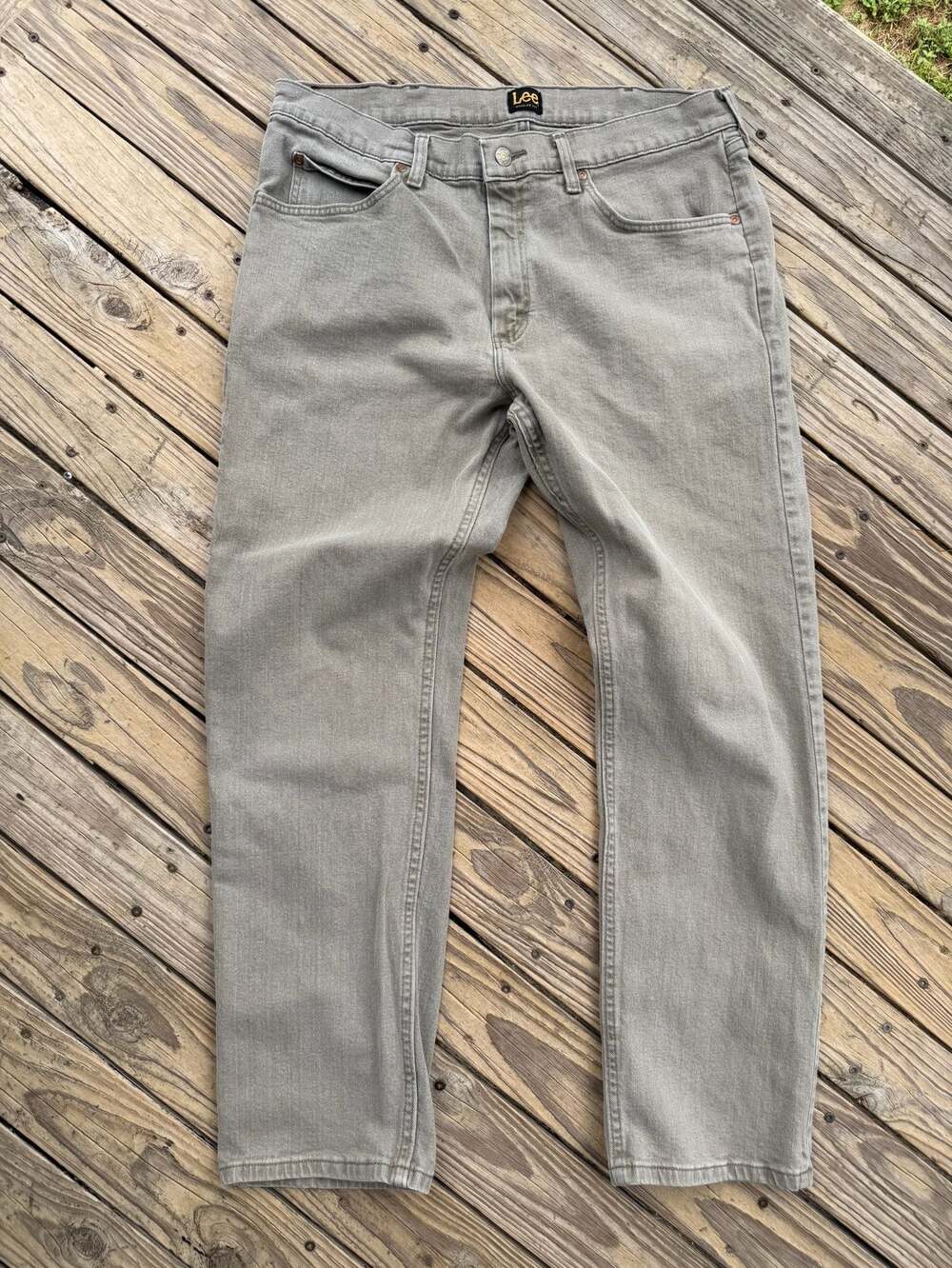 Lee Regular Fit Jeans 36x30 Gray